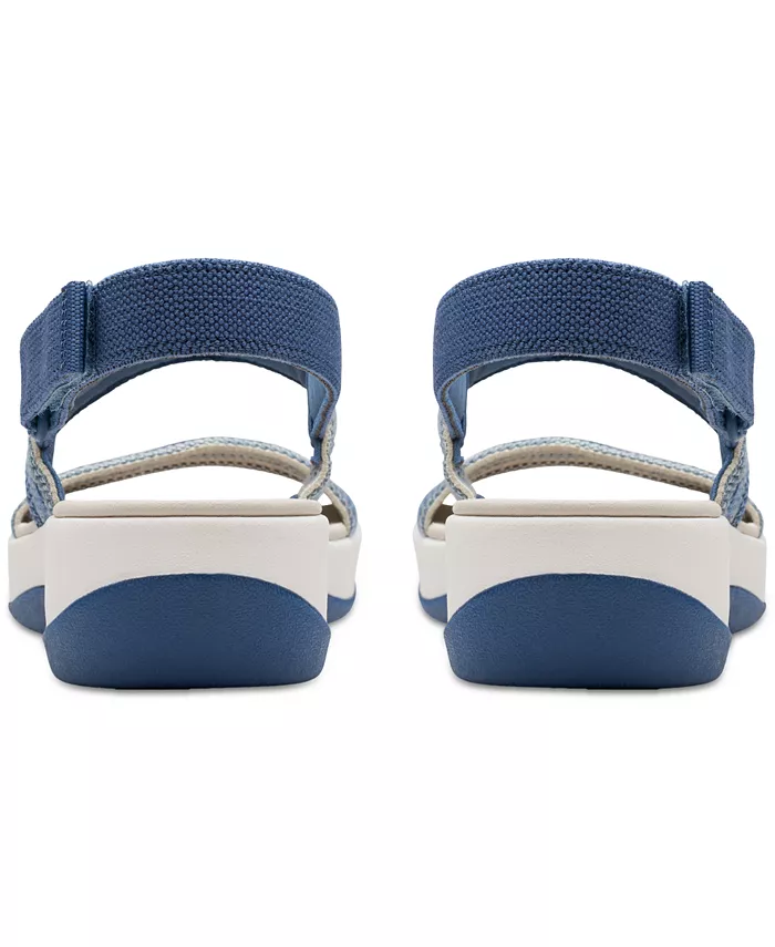 Женские сланцы Arla Stroll на шлепанцах с открытой пяткой Clarks, синий — фото 3