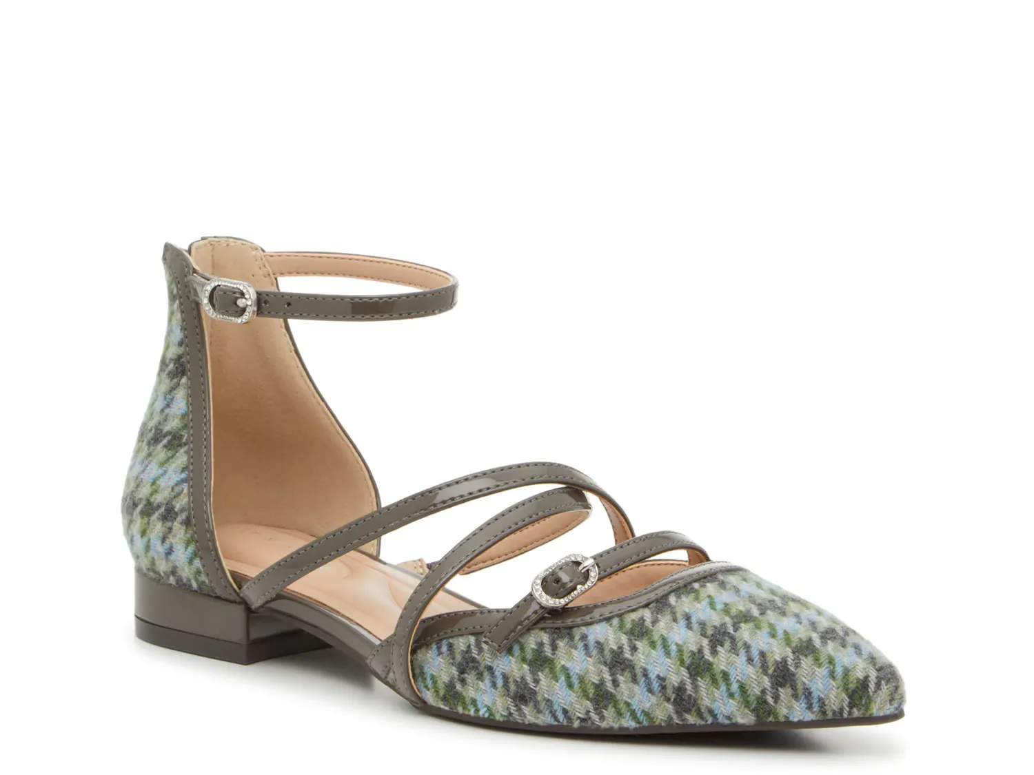 

Балетки Oprina Flat Kelly & Katie, цвет grey_multicolorhoundstooth