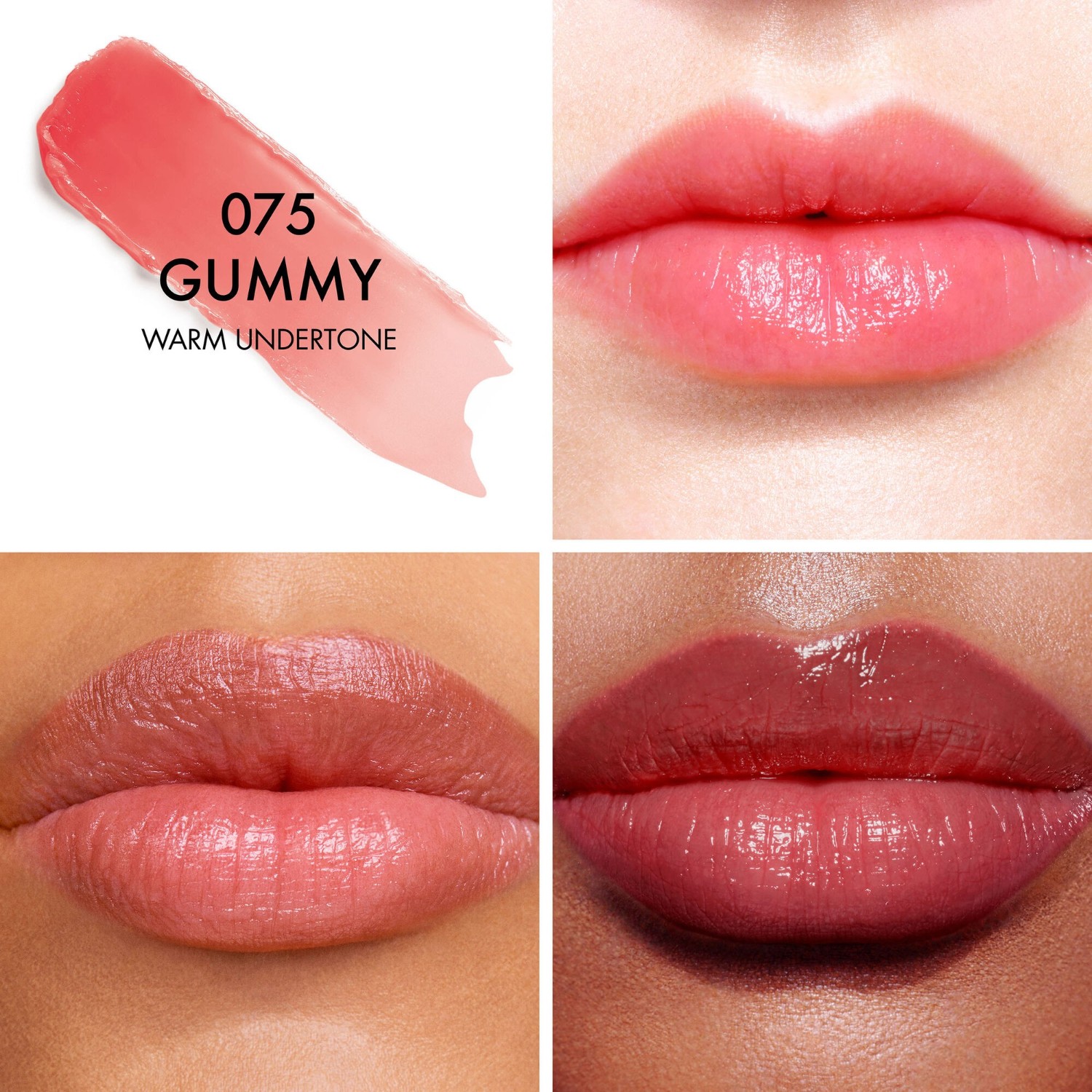 Бальзам для губ dior addict lip glow Dior, 075 - gummy, вес 3.2 гр. — фото 2