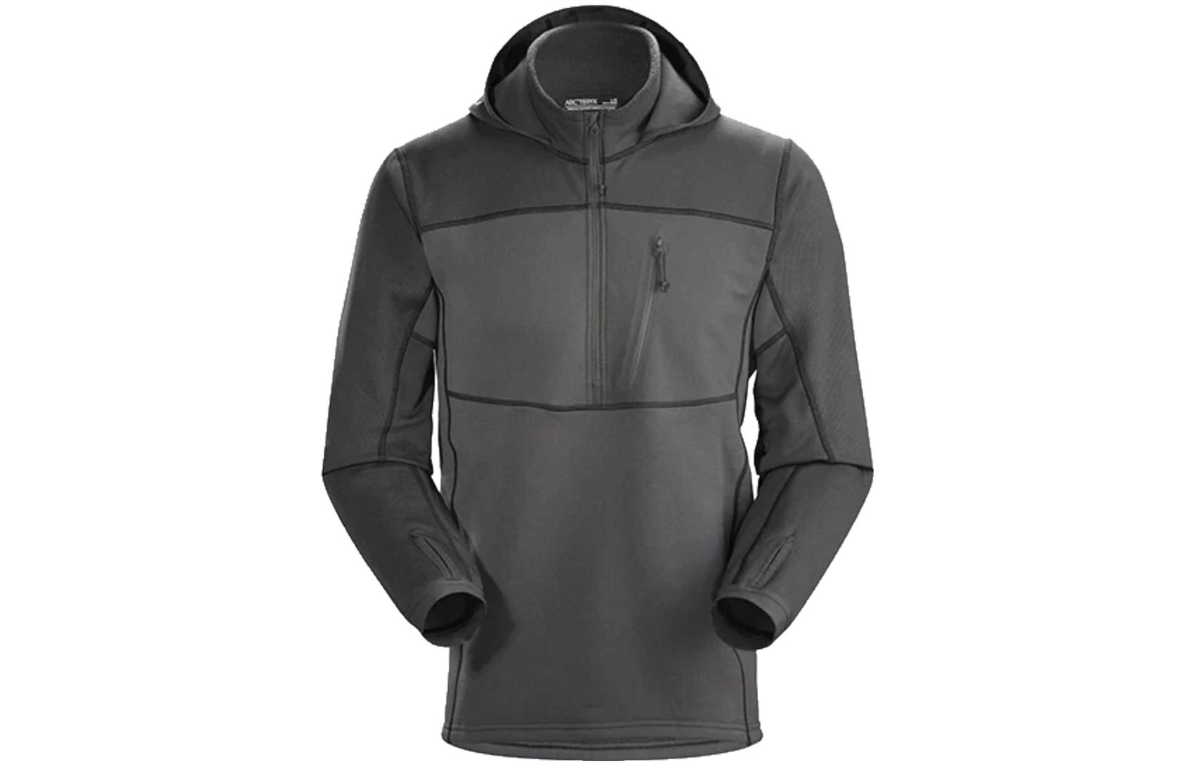 Мужская толстовка DELTA 1/2 Naga Hoody Gen 31 Arcteryx, wolf серый/wolf