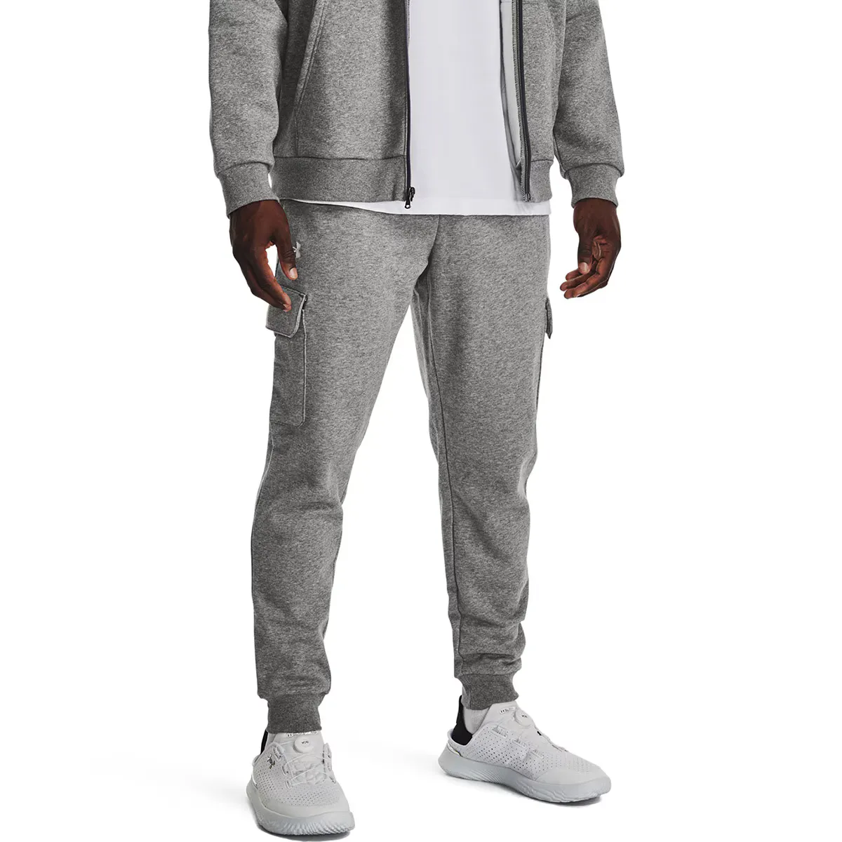 

Мужские флисовые брюки-карго Under Armour Rival, серый