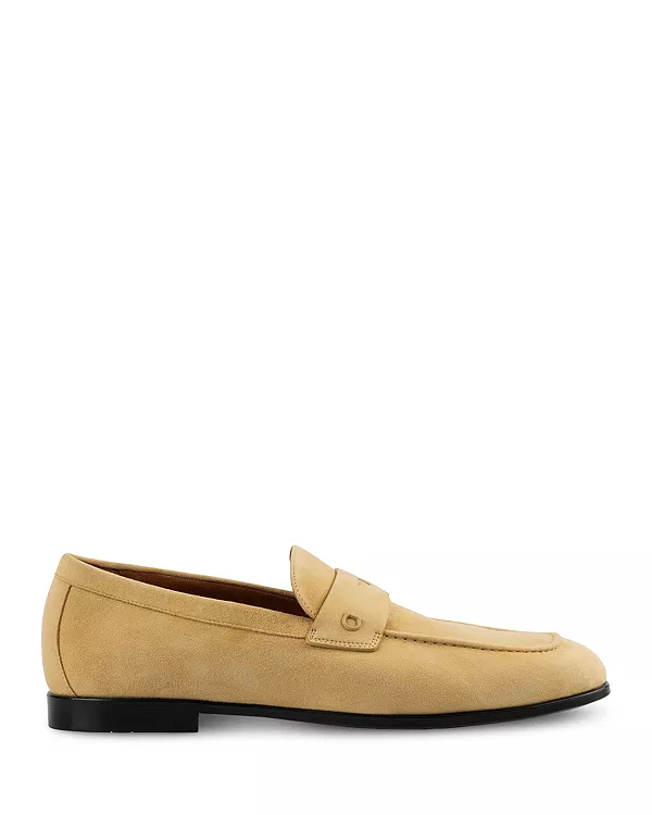 

Мужские замшевые лоферы Tiberio. Ferragamo, бежевый