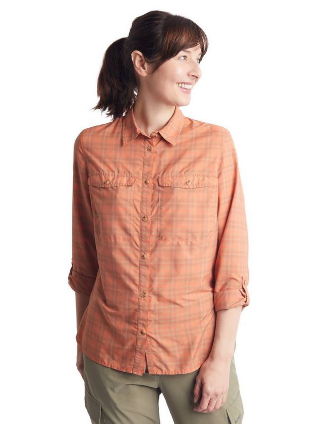 

Саванна чек анти-инсект рубашка с длинными рукавами для экспедиций Rohan