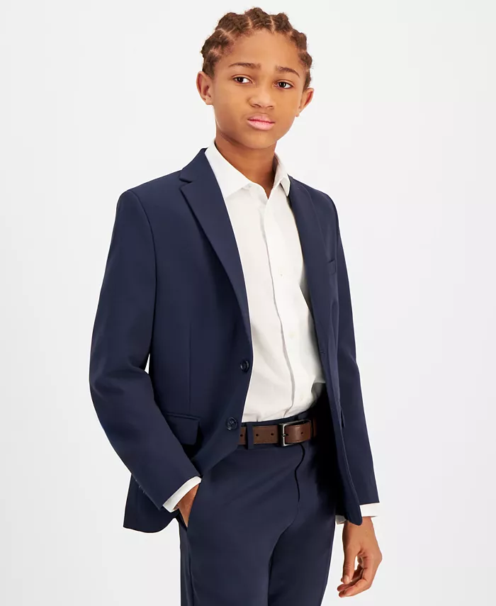 

Пиджак для мальчиков Big Boys Stretch Slim Fit Kenneth Cole Reaction, синий