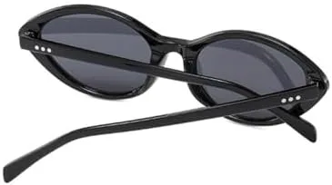 

Женские солнцезащитные очки 2027 года, модные градиентные очки с защитой от УФ-излучения UV400, мужские солнцезащитные очки с винтажными заклепками MTZJH, Green Gray