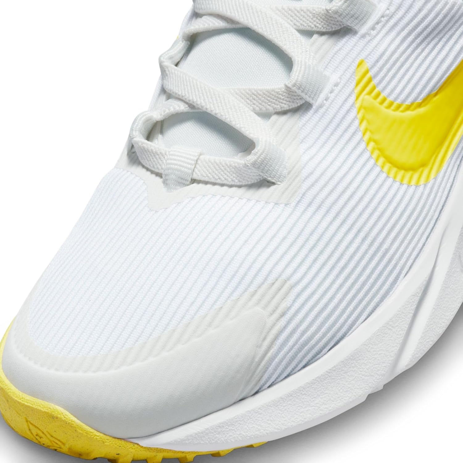 Детские кроссовки Nike Star Runner Unisex-Child 4 Nn (Gs), белый/желтый — фото 4