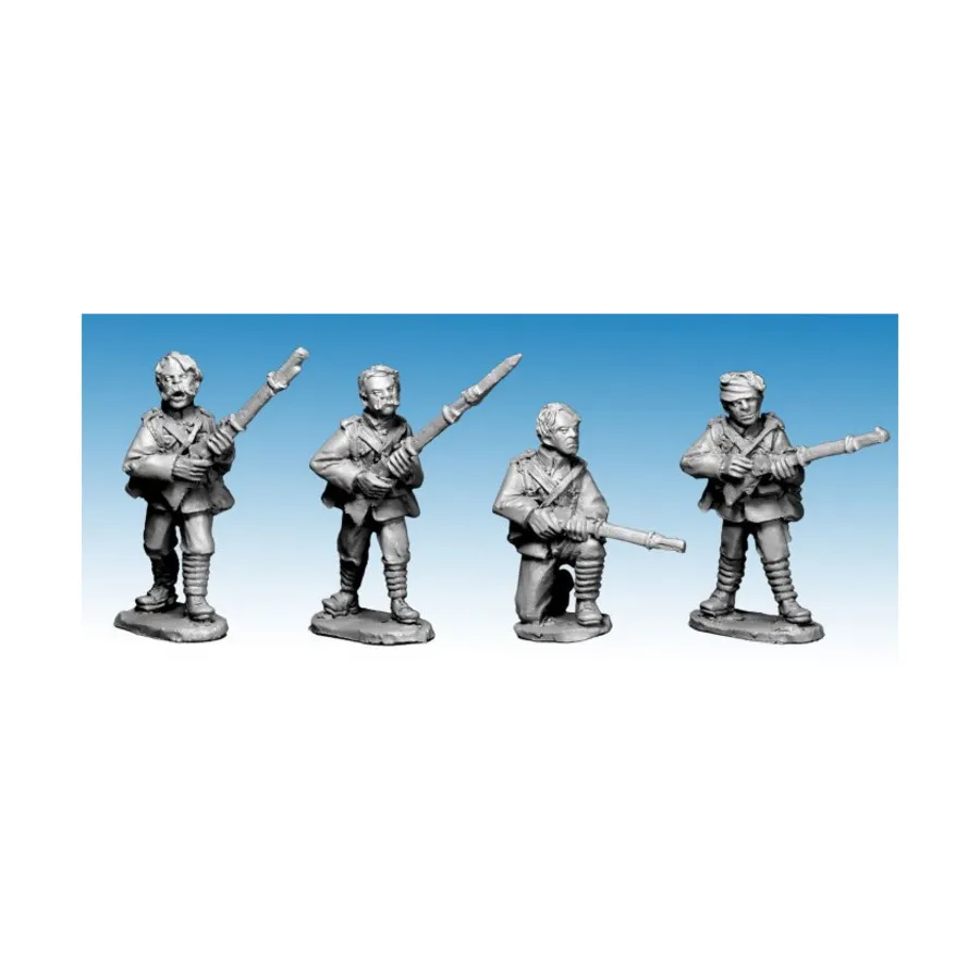 

Британская пехота — с непокрытой головой, 2nd Afghan War (28mm)