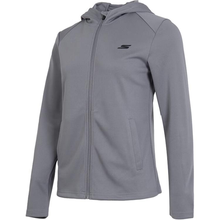 

Skechers Куртка женская серая, Gray-05CQ