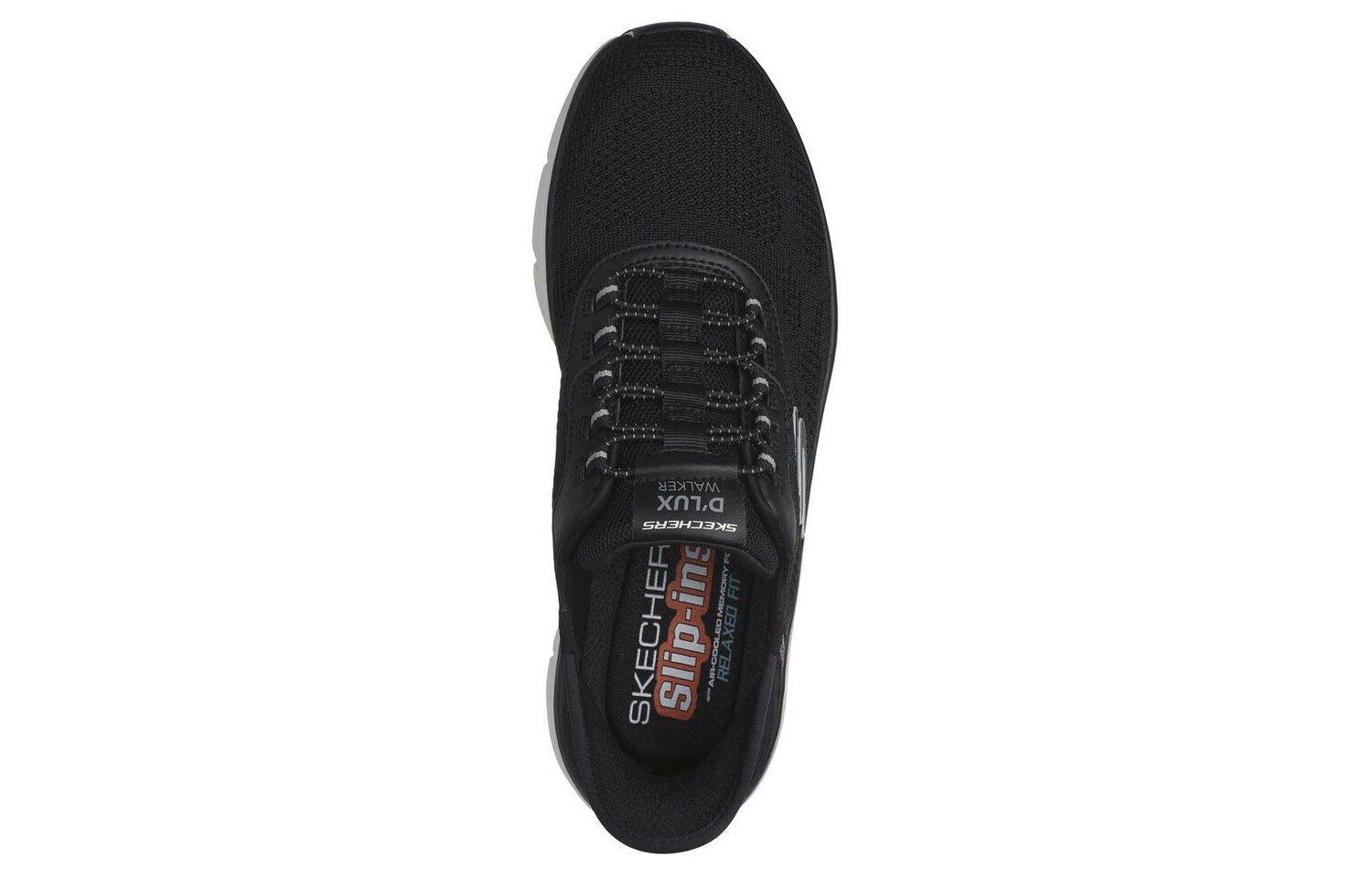 Кроссовки мужские низкие темно-серые Skechers — фото 4