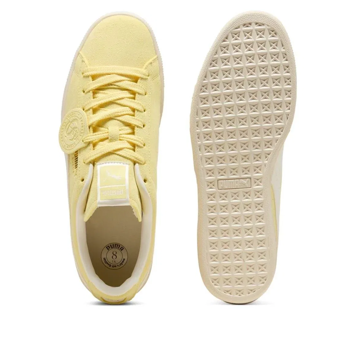 Кроссовки PUMA Suede Charles F. Stead 'Pineapple Ice Frosted Ivory' 405341-03, желтый — фото 3