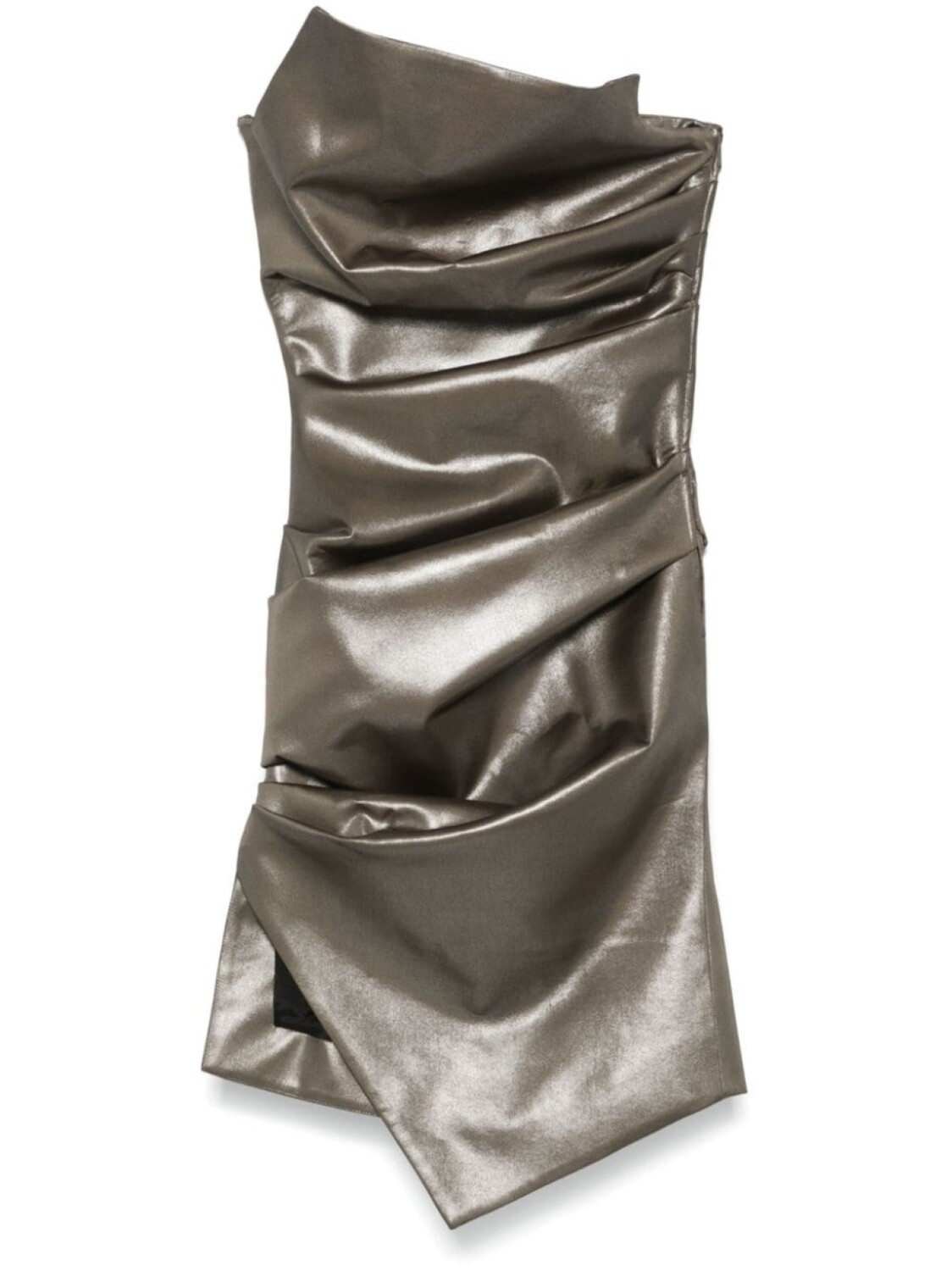 

Платье-бюстье со сборками Mugler, зеленый
