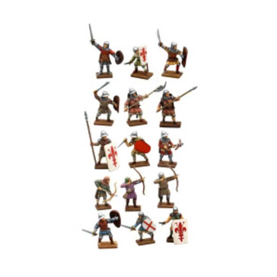 

Средневековые боевые пехотинцы, 1315–1365 гг., Historical Miniatures - Medieval (28mm) (Mirliton SG)