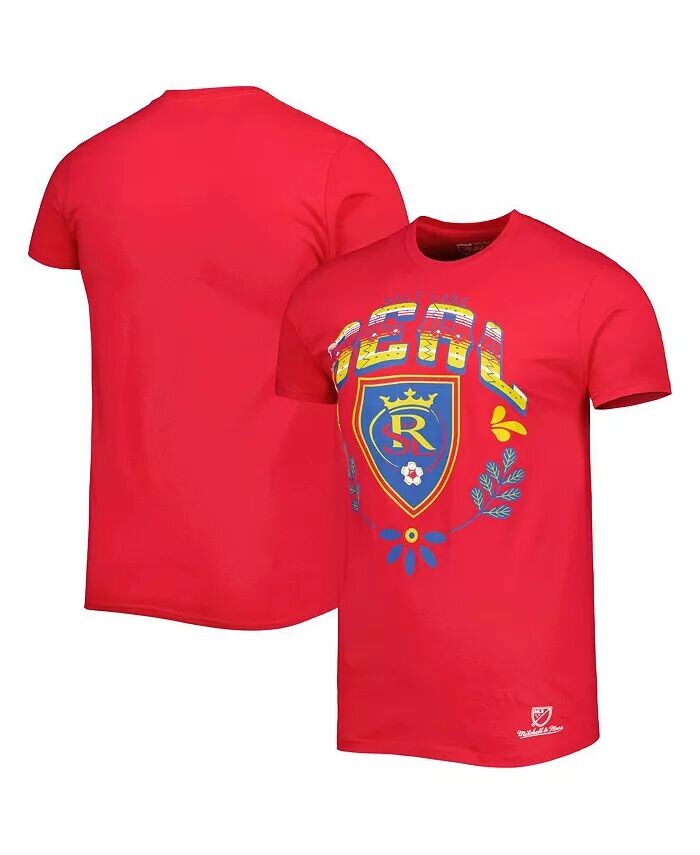 

Мужская красная футболка Real Salt Lake Serape Mitchell & Ness