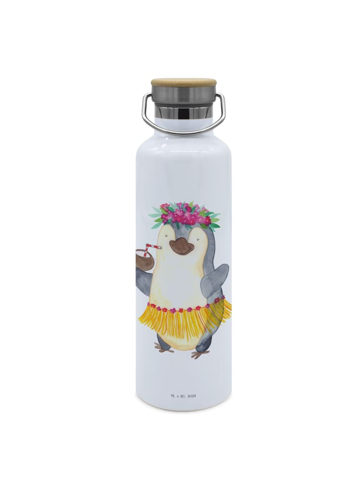 

Mr. & Mrs. Panda Бутылка для напитков Penguin Coconut Drinking Bottle без надписи, белого цвета