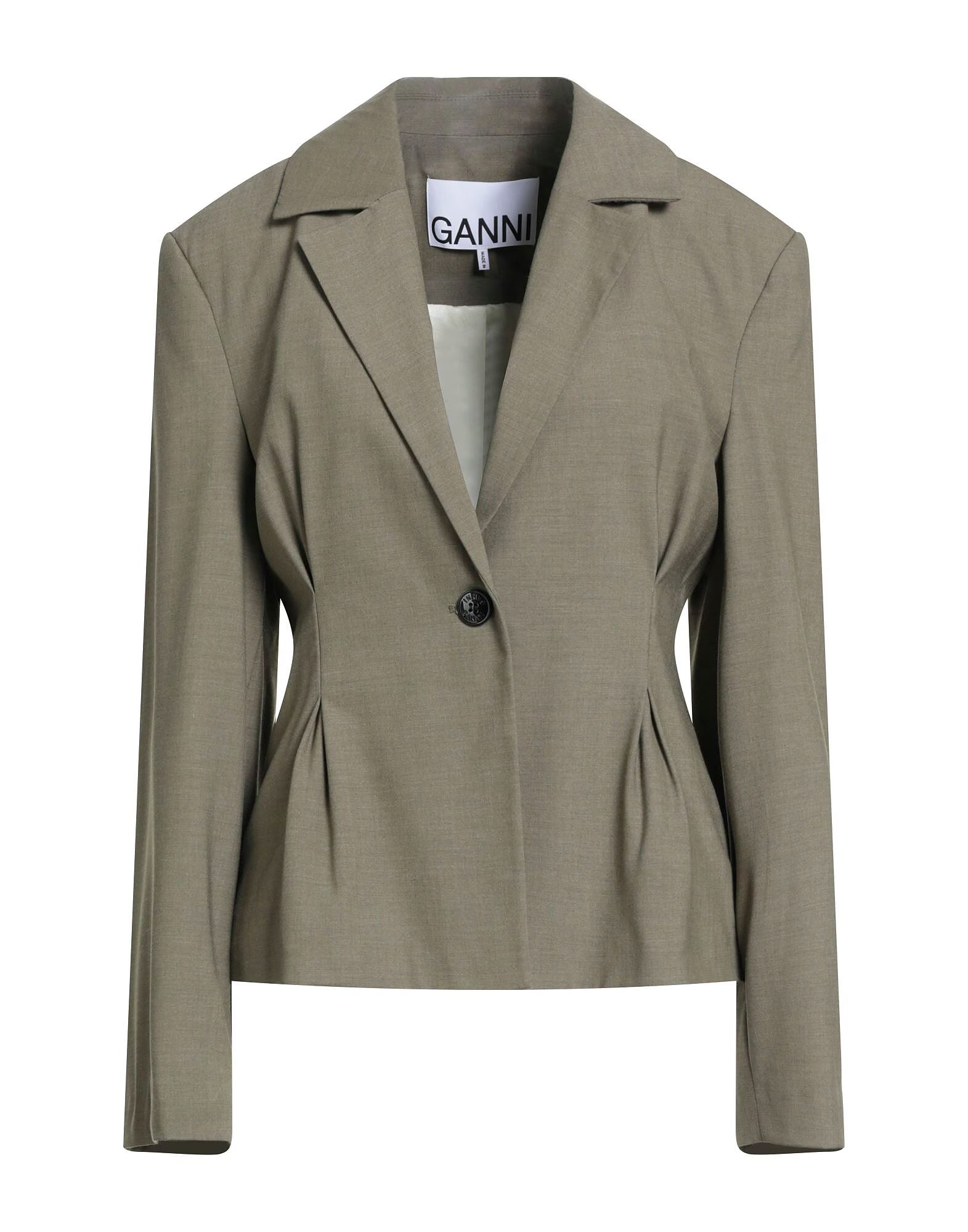 

Блейзер Ganni, зеленый