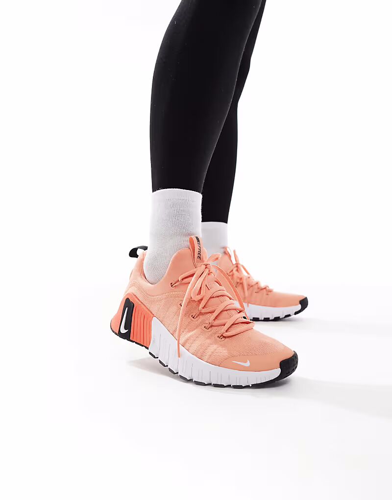 Кроссовки Nike Training Free Metcon 6 оранжевого цвета