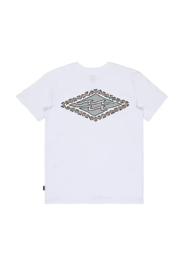 Футболка Billabong Crayon Wave T-Shirt für Jungen 8 16 EBBZT00222 Print T-Shirt, белый — фото 2