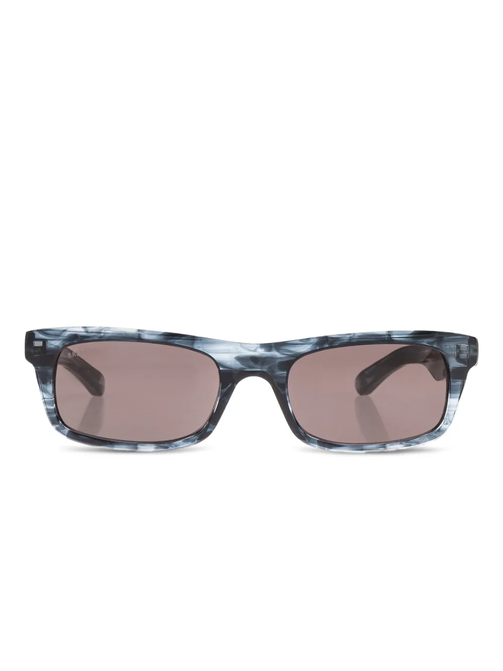 

Солнцезащитные очки в прямоугольной оправе Balenciaga Eyewear, черный