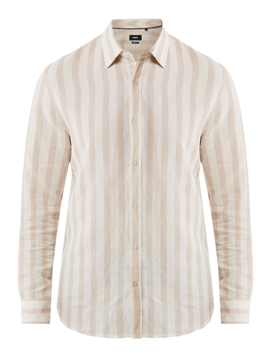 

Рубашка на пуговицах классического кроя MEXX, кремовый/песочный