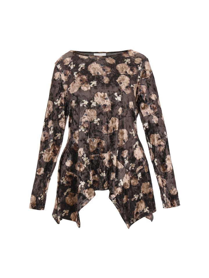 

Женская блузка коричневого цвета, разноцветная Usha