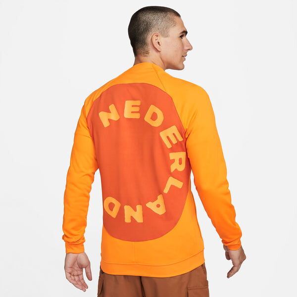 Куртка 2022 23 holland academy pro knit футбольная куртка Nike, оранжевый — фото 2