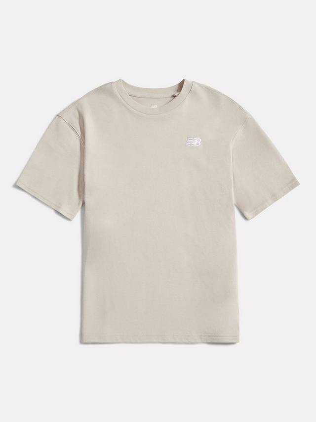 

Детская футболка с маленьким логотипом New Balance, Timberwolf