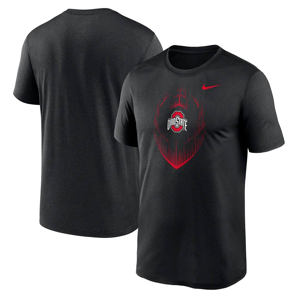 

Мужская черная футболка Nike Ohio State Buckeyes Primetime Legend Icon Performance, цвет Osu Black