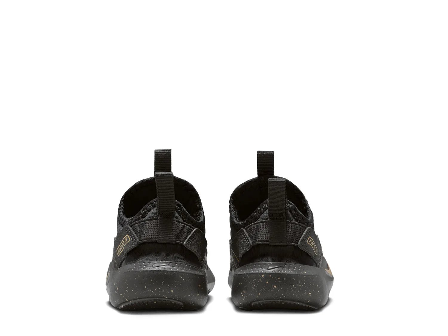 Кроссовки Nike Flex Runner 4 Slip-On Sneaker - Kids', черный/золотой — фото 2