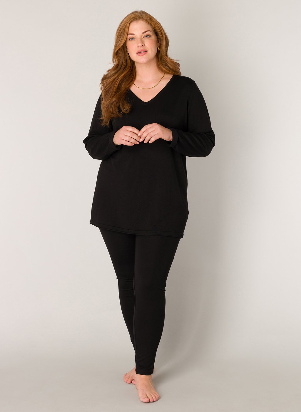 

Джемпер ANINE BASE LEVEL CURVY, черный