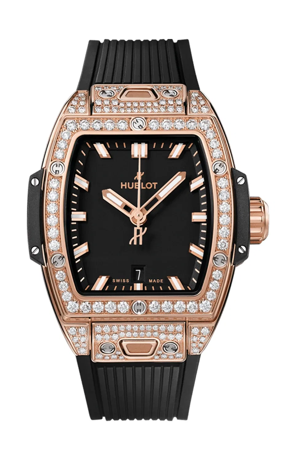 SPIRIT OF BIG BANG KING GOLD PAVÉ 32 ММ - 682.OX.1180.RX.1604 HUBLOT, золотой