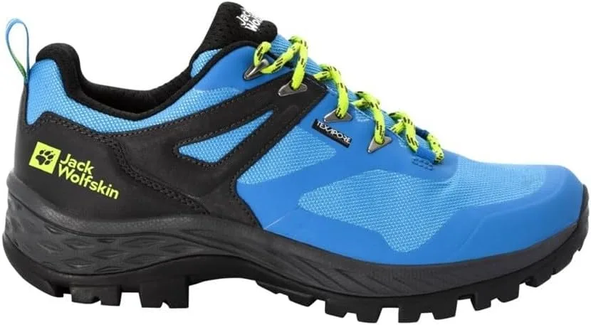 Мужские прогулочные кроссовки Jack Wolfskin Rebellion Guide Texapore Low M, голубой — фото 4