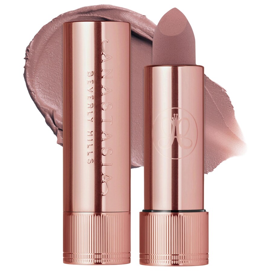 

Матовая и сатиновая бархатная помада с высокой пигментацией Anastasia Beverly Hills, 0.10 oz/3 g, Soft Haze