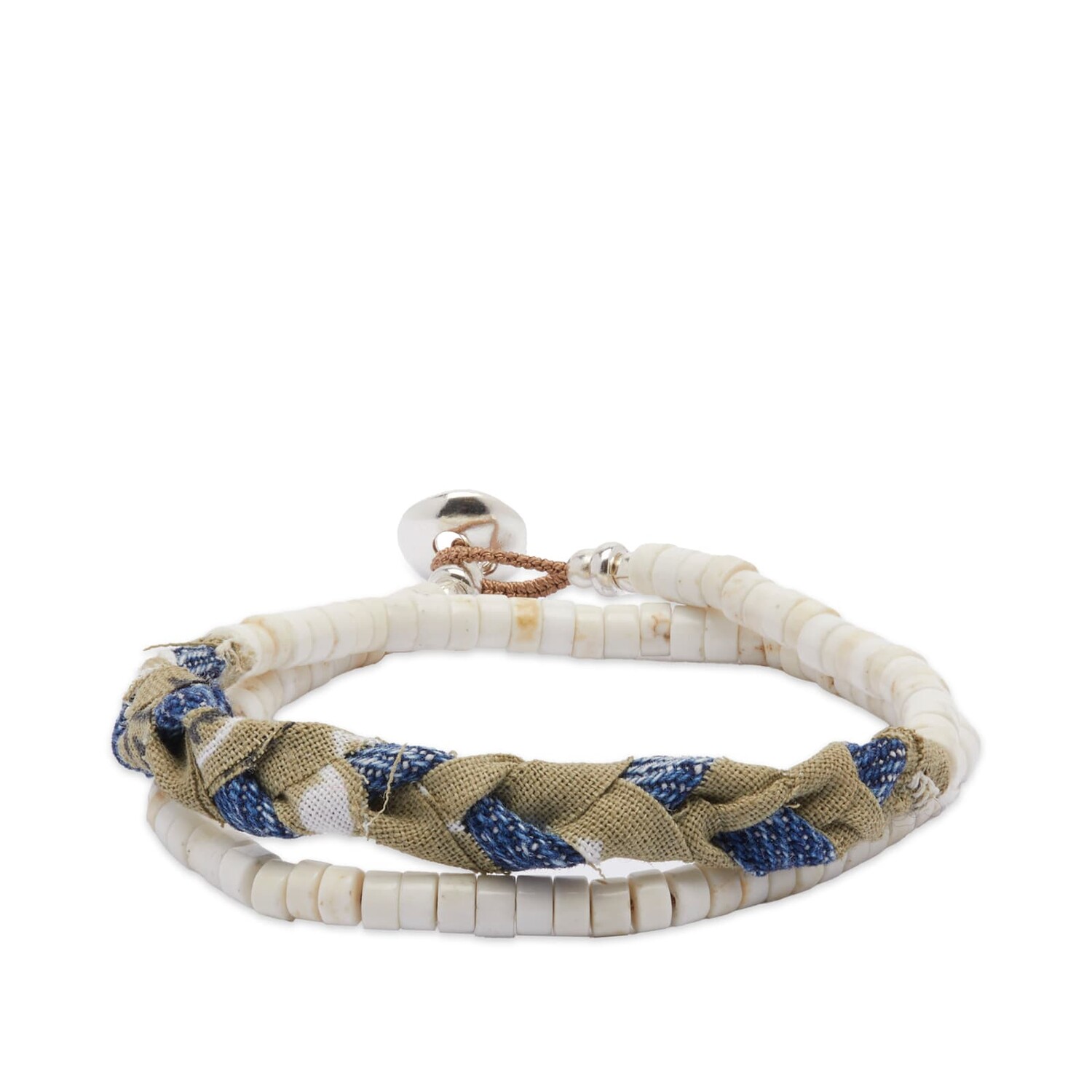 

Браслет Mikia Double Wrap Heishi Bracelet, цвет Magnesite