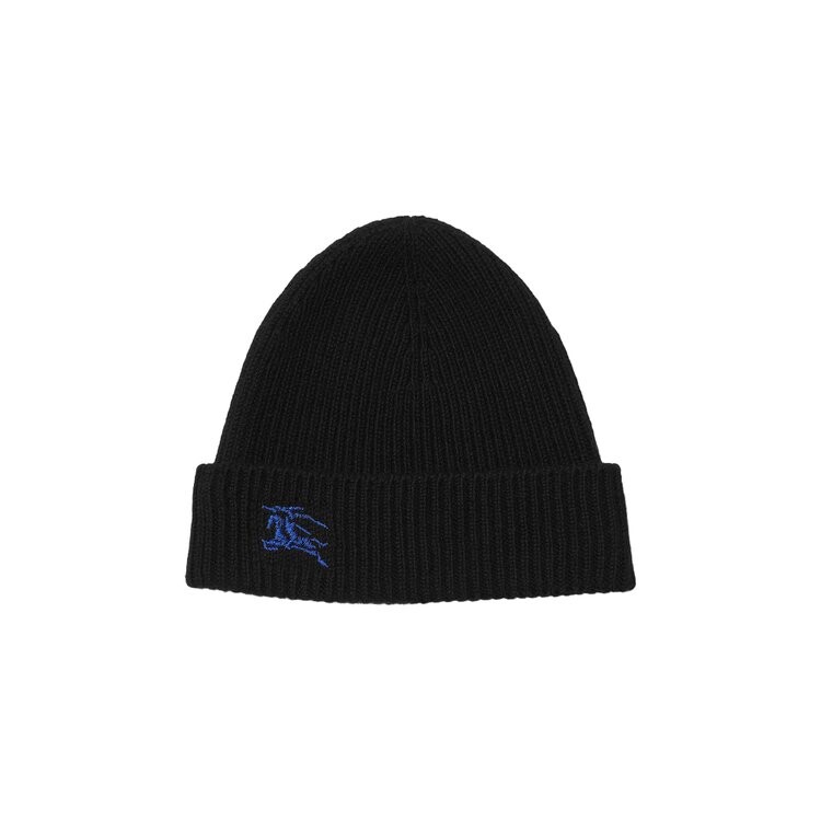 

Шапка Burberry Ribbed Cashmere Beanie, черный