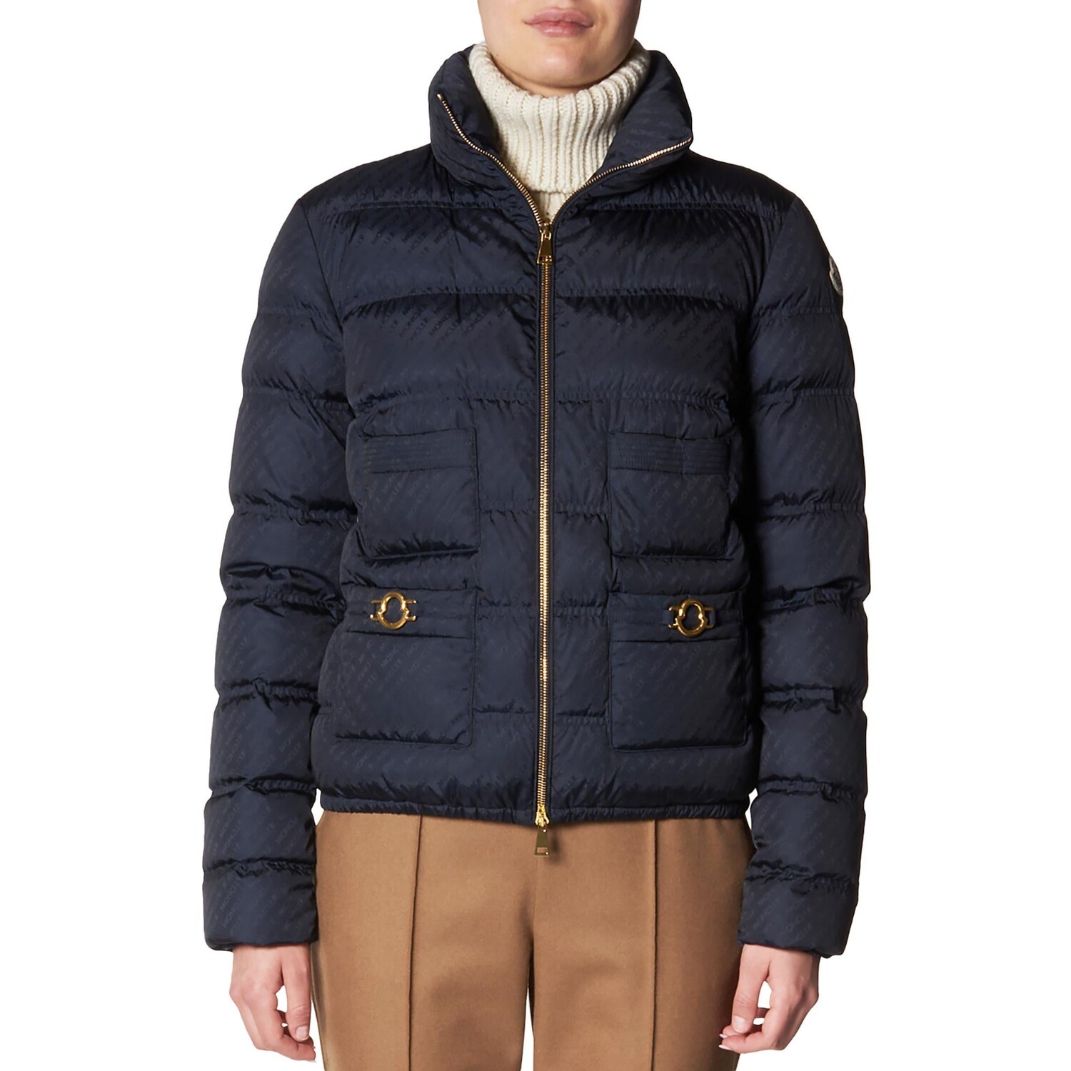 

Женская легкая теплая куртка-пуховик Moncler, черный