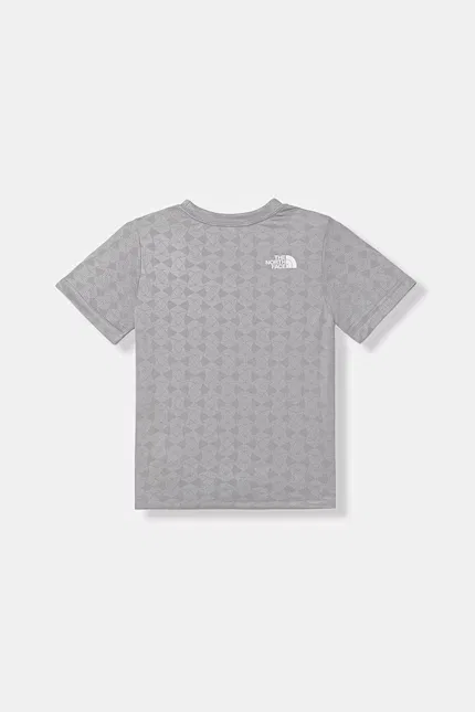 Футболка детская TEEN PENTADOME EMBOSSED 24/7 SS TEE The North Face, серый — фото 2