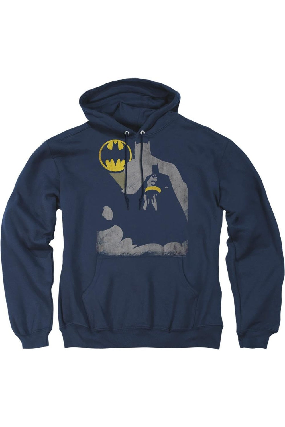 

Толстовка с капюшоном Batman Bat Knockout для взрослых Gildan, темно-синий
