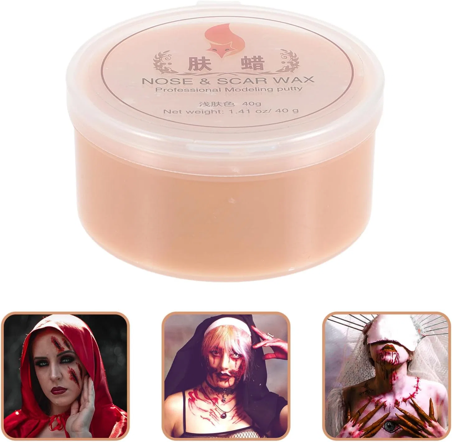 Набор воска для создания шрамов и спецэффектов Scarwax Set, 40 г — фото 4
