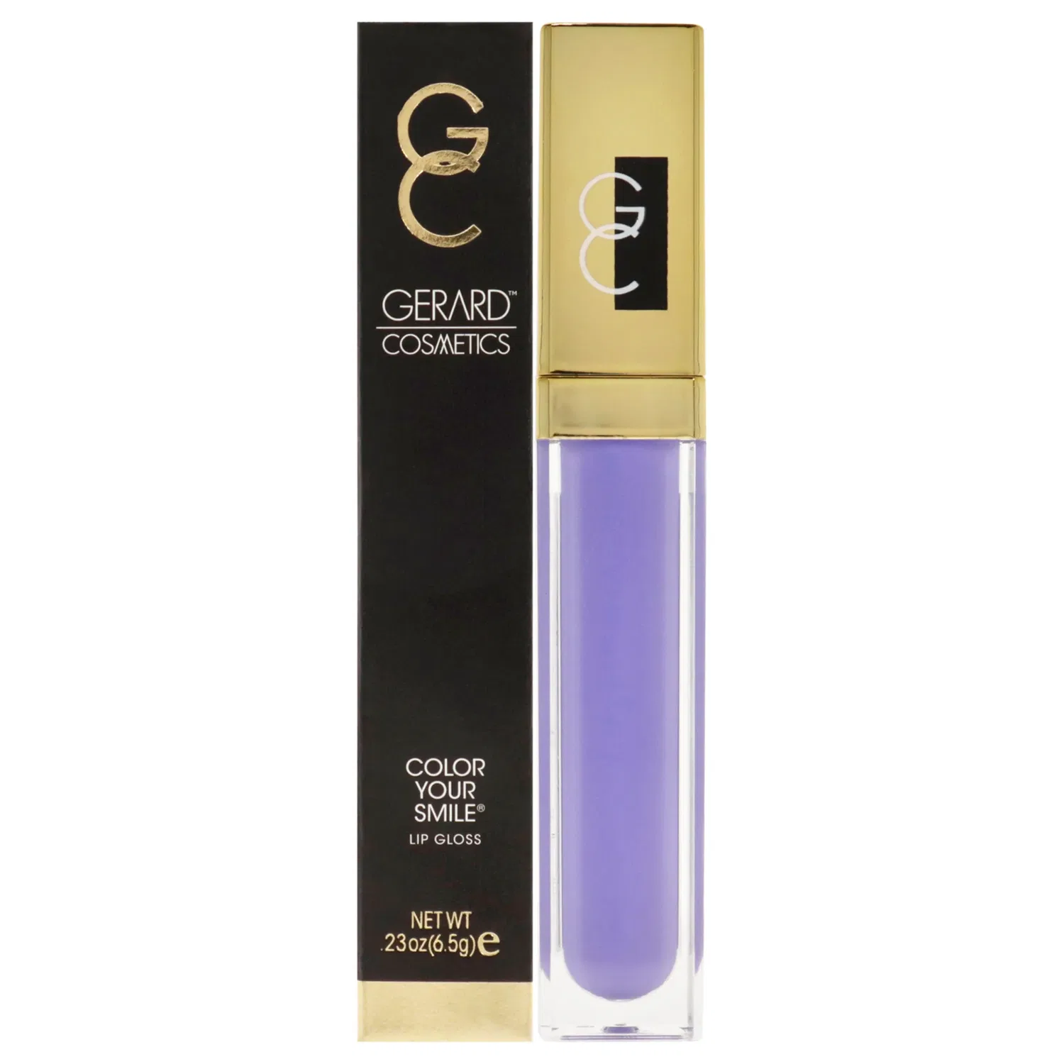 Блеск для губ Color your Smile Lighted Lip Gloss - Bermuda от Gerard Cosmetic для женщин - 0,23 унции, прозрачный/прозрачный