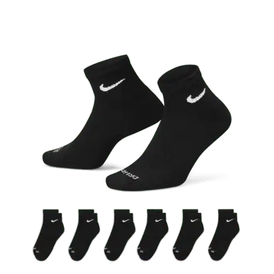 

Носки Nike Everyday Plus Cushioned Training Ankle (6 шт), черный/белый
