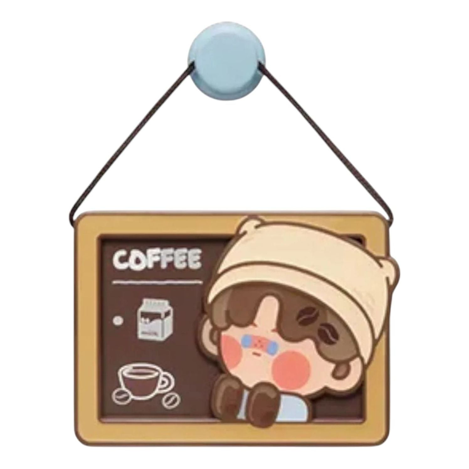 

Фигурка Pop Mart Pop Bean Coffee Factory Fridge Magnet 'Pino Jelly Milk Coffee Lover'