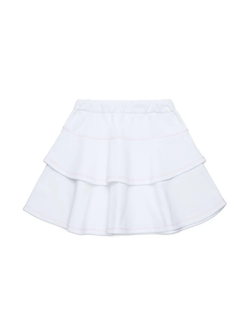 

Хлопковая юбка Marni Kids, белый
