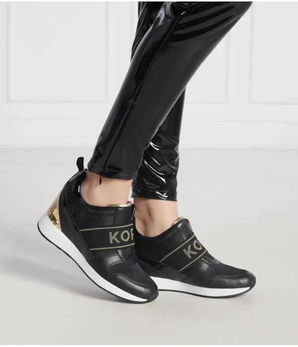 Кроссовки Maven slip-on из кожи Michael Kors, черный — фото 2
