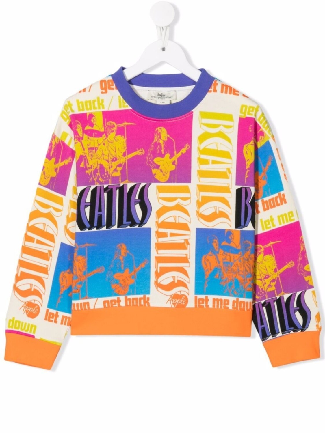 

Толстовка с логотипом Stella McCartney Kids, оранжевый