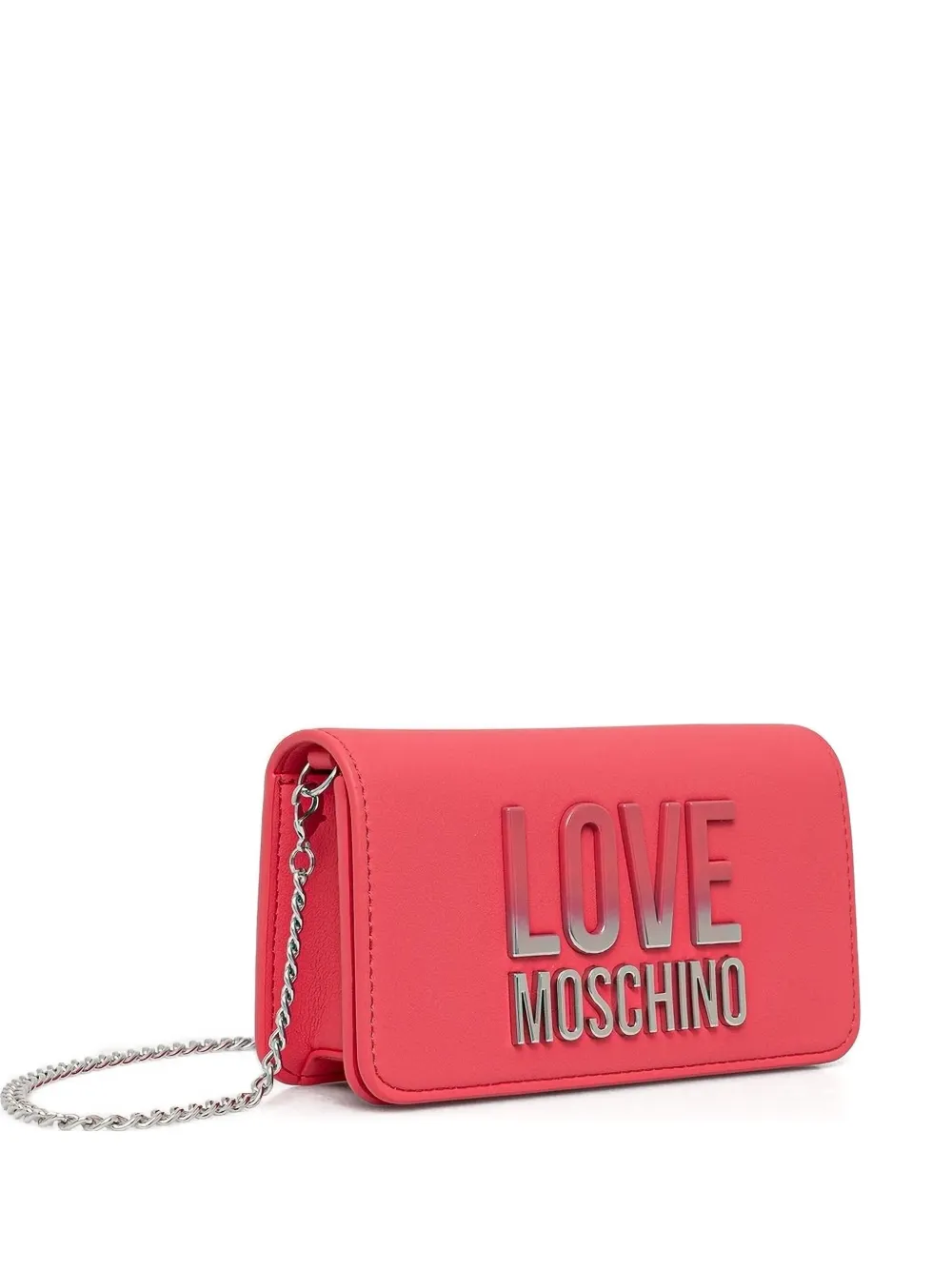 

Сумка через плечо с цепочкой и логотипом Love Moschino, розовый