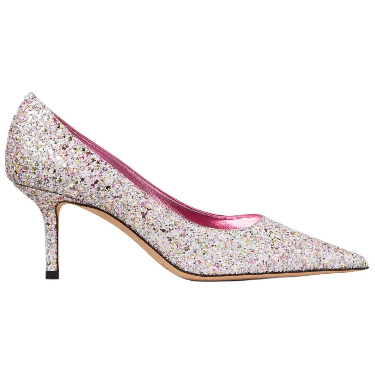 Женские розовые туфли на каблуке 6,5 см Jimmy Choo — фото 3