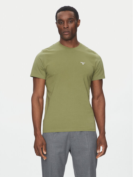 

Футболка приталенного кроя Essential Sports MTS0331OL39 Barbour, зеленый