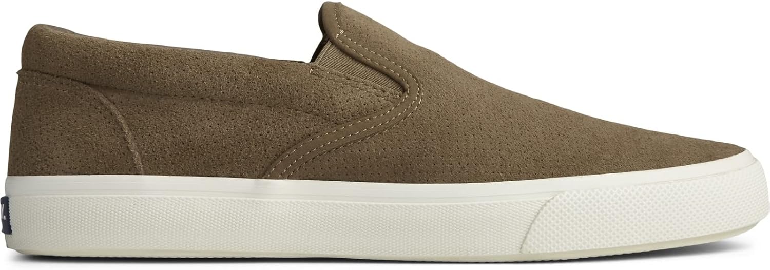 Мужские слипоны Sperry Striper Plushwave, Taupe — фото 3