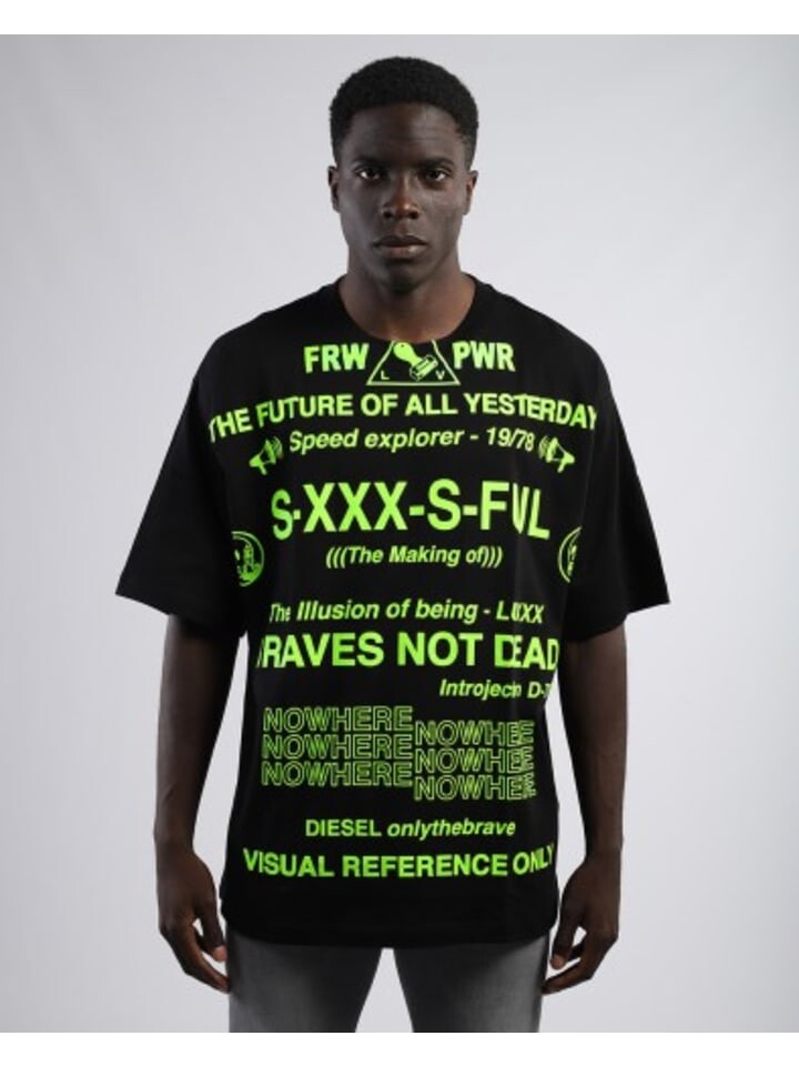 

Футболка Diesel Tshirt, черный