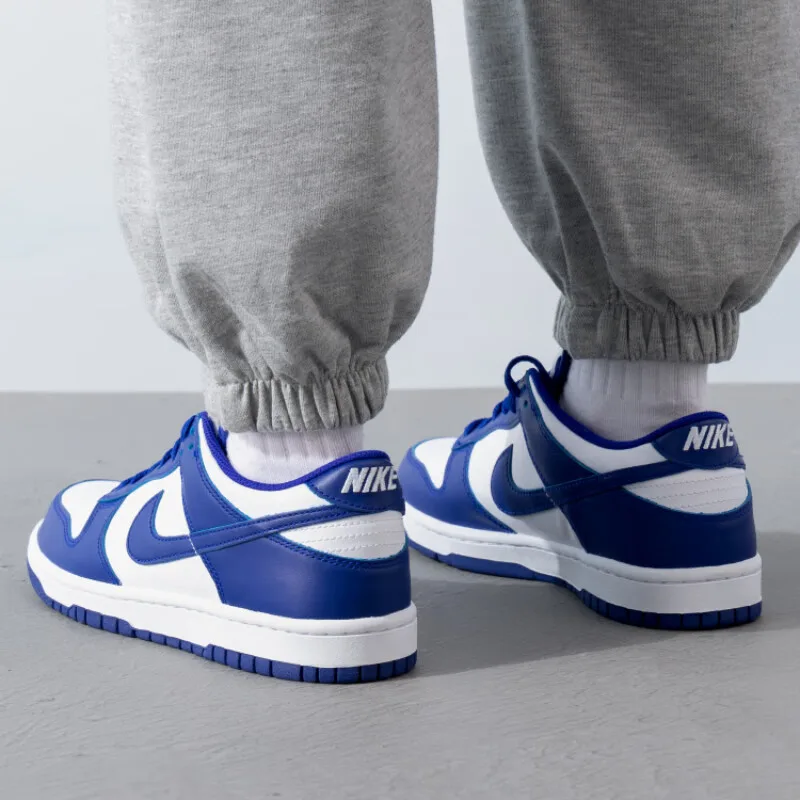 Кроссовки Dunk Low Concord GS Nike, белый синий — фото 3
